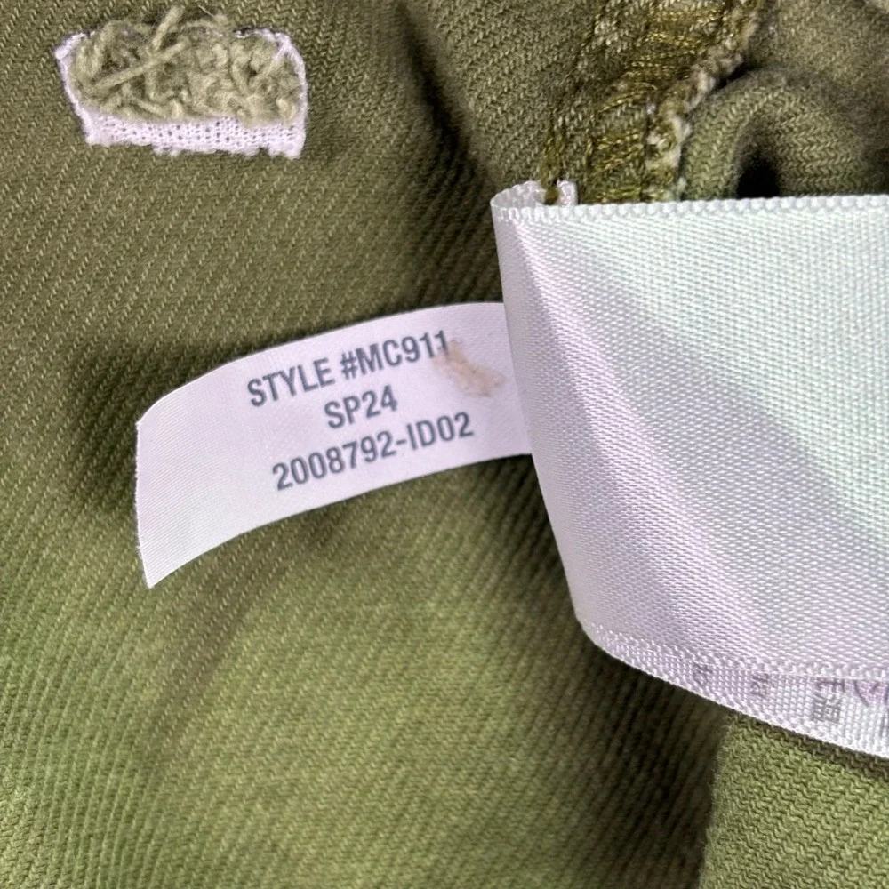 Madewell Women Shorts‎ Sz 33 Olive Green High Rise Utility Camp MC911